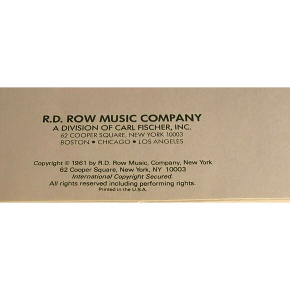 Sacred Duet Masterpieces, Vol. 3 for 2 High Voices, By Carl Fredrickson, 1961 - Picture 5 of 8